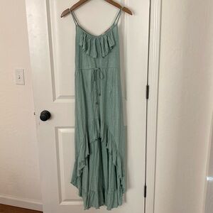 Love 21 hi low dress. Heathered aquamarine color. Size XS